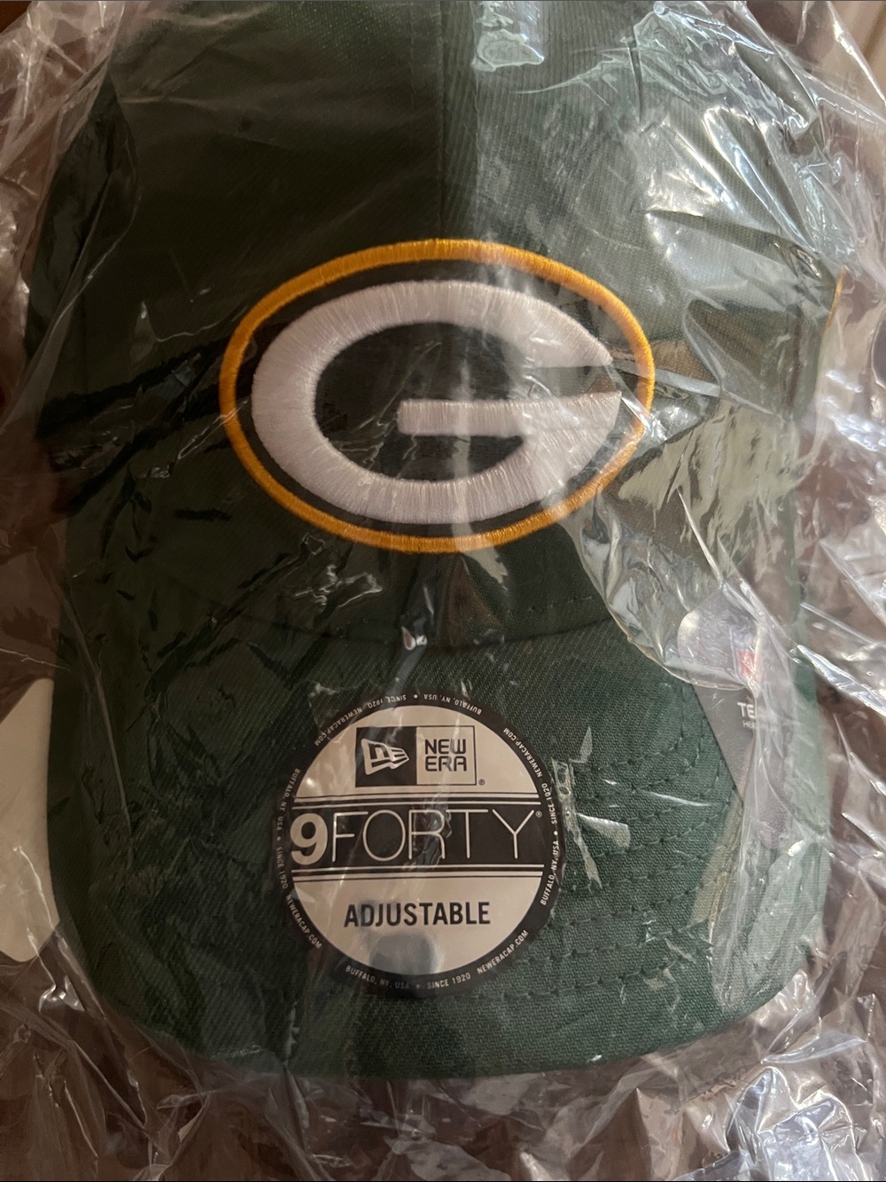 New Era Green Bay Green Adjustable 9FORTY Cap - Green
